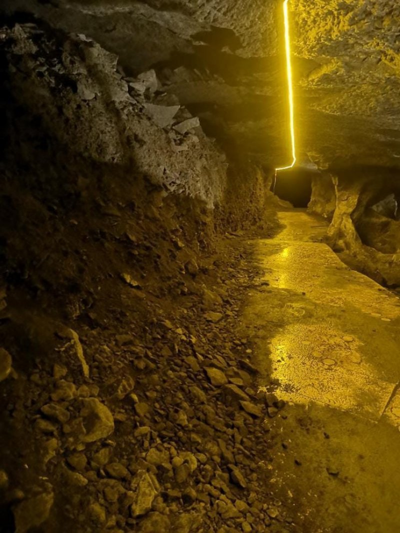 Rize'de Pileki Mağarasının Işıklandırma Sistemi Yenilendi