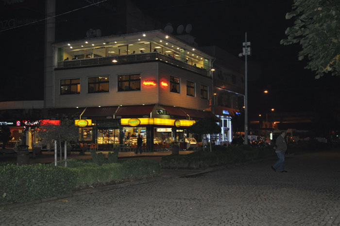 Rize Deniz Caddesi´nden bir akşam fotoğrafı