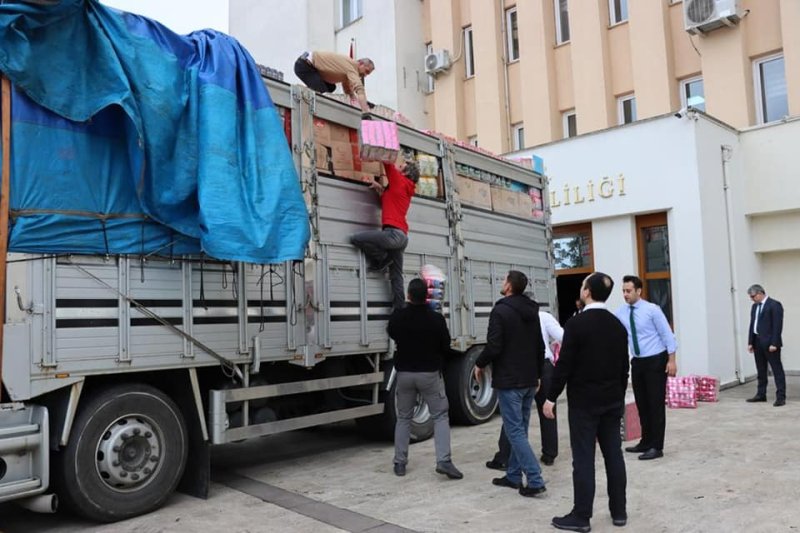 Rize Valiliği''nin yardımları devam ediyor