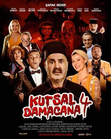 Kutsal Damacana 4 
Film, yanlışlıkla girdiği papazlık yolunda Vatikan'a kadar yükselen Fikret'in artık yurda dönüş hikayesini merkezine alıyor.