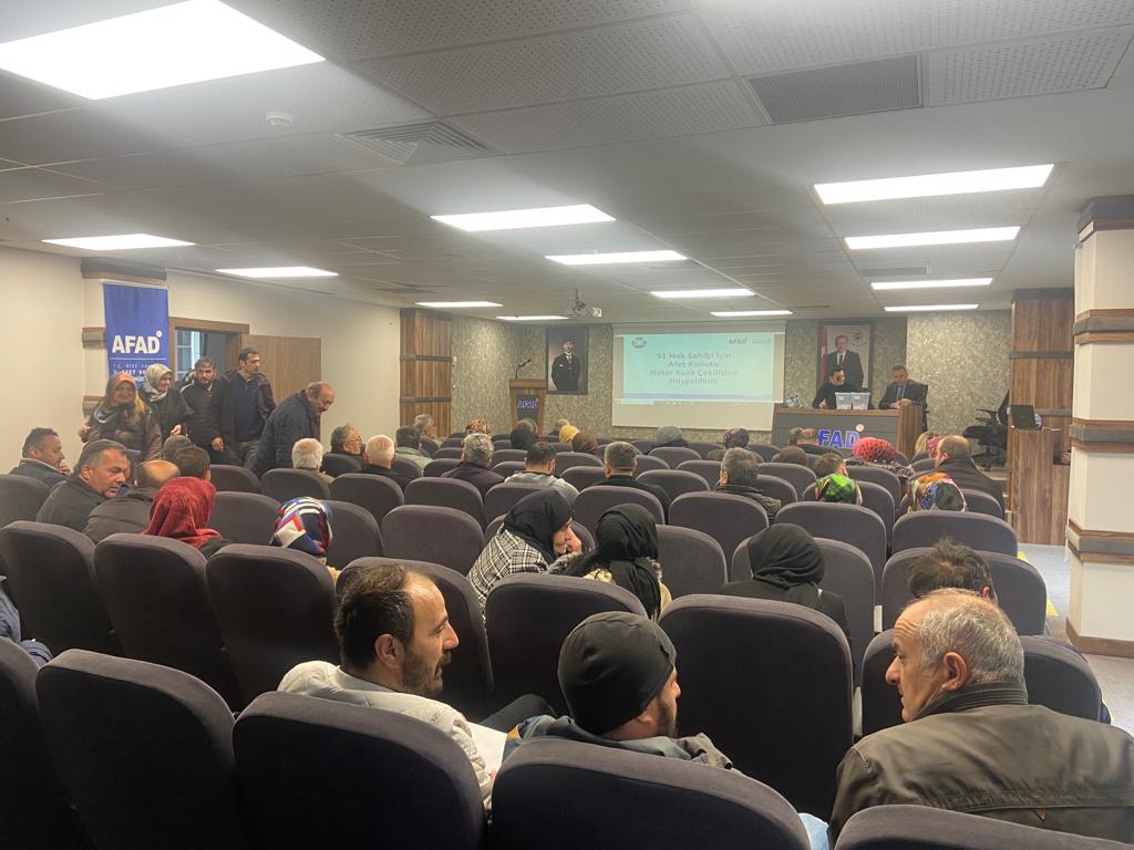 Depremzedelerin yeni konutları Rize'de kura ile belirlendi