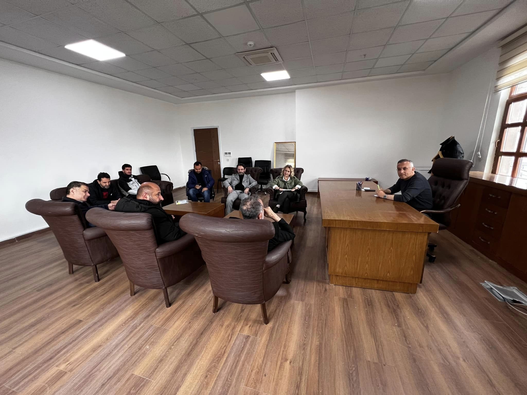 Haluk Levent, Vali Çeber ile Görüştü