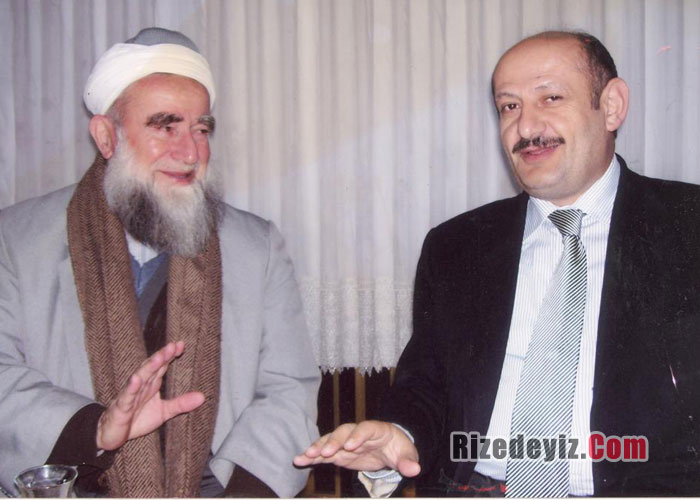 Zavendikli Mustafa Yıldız Hoca ve Rize Belediye Başkanı Halil Bakırcı