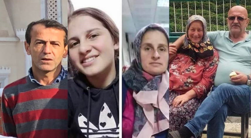 Çayeli Buzlupınar'daki kazada hayatını kaybeden 5 kişi son yolculuklarına uğurlandı