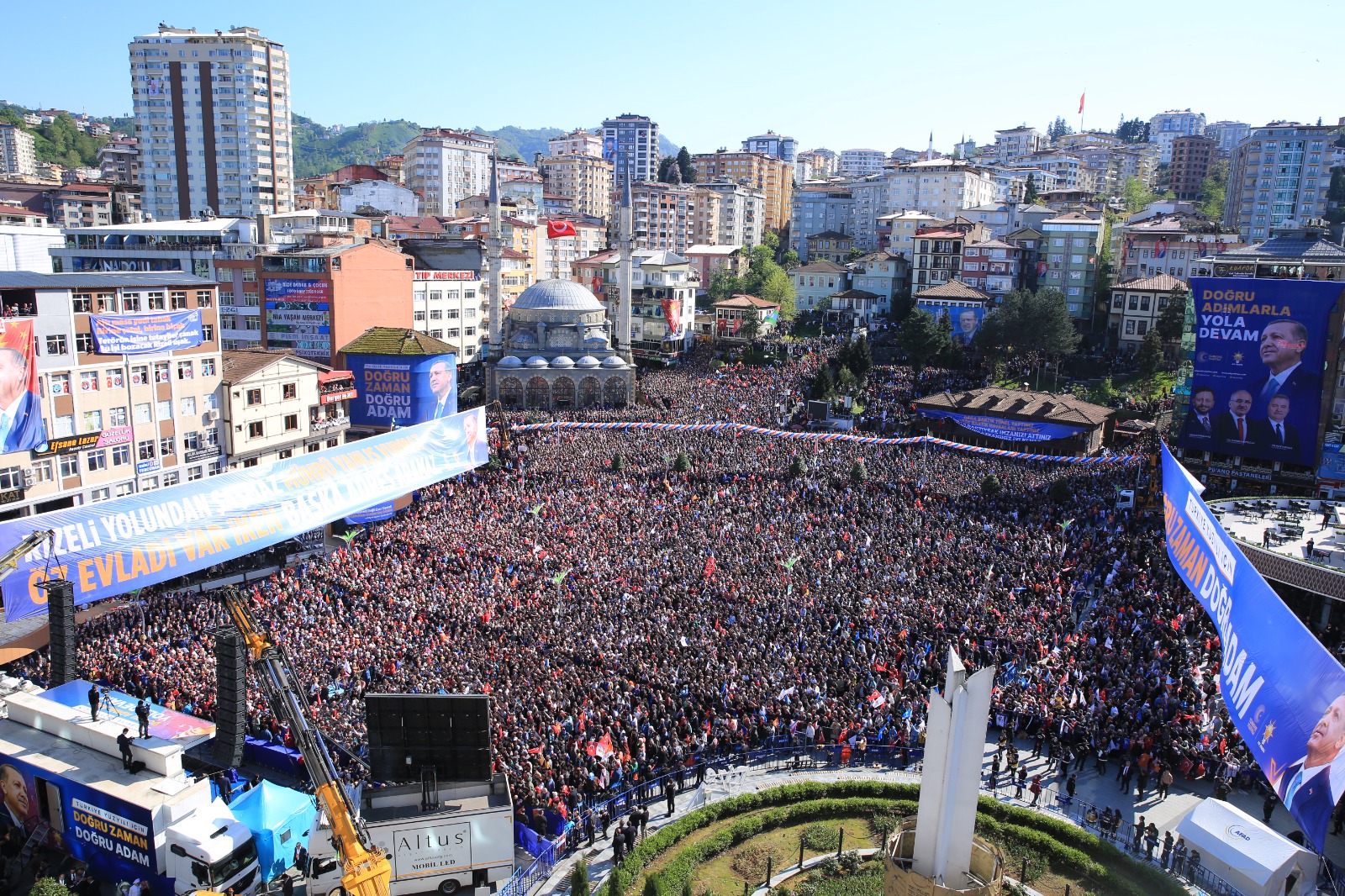 Cumhurbaşkanı Erdoğan Rize'deydi