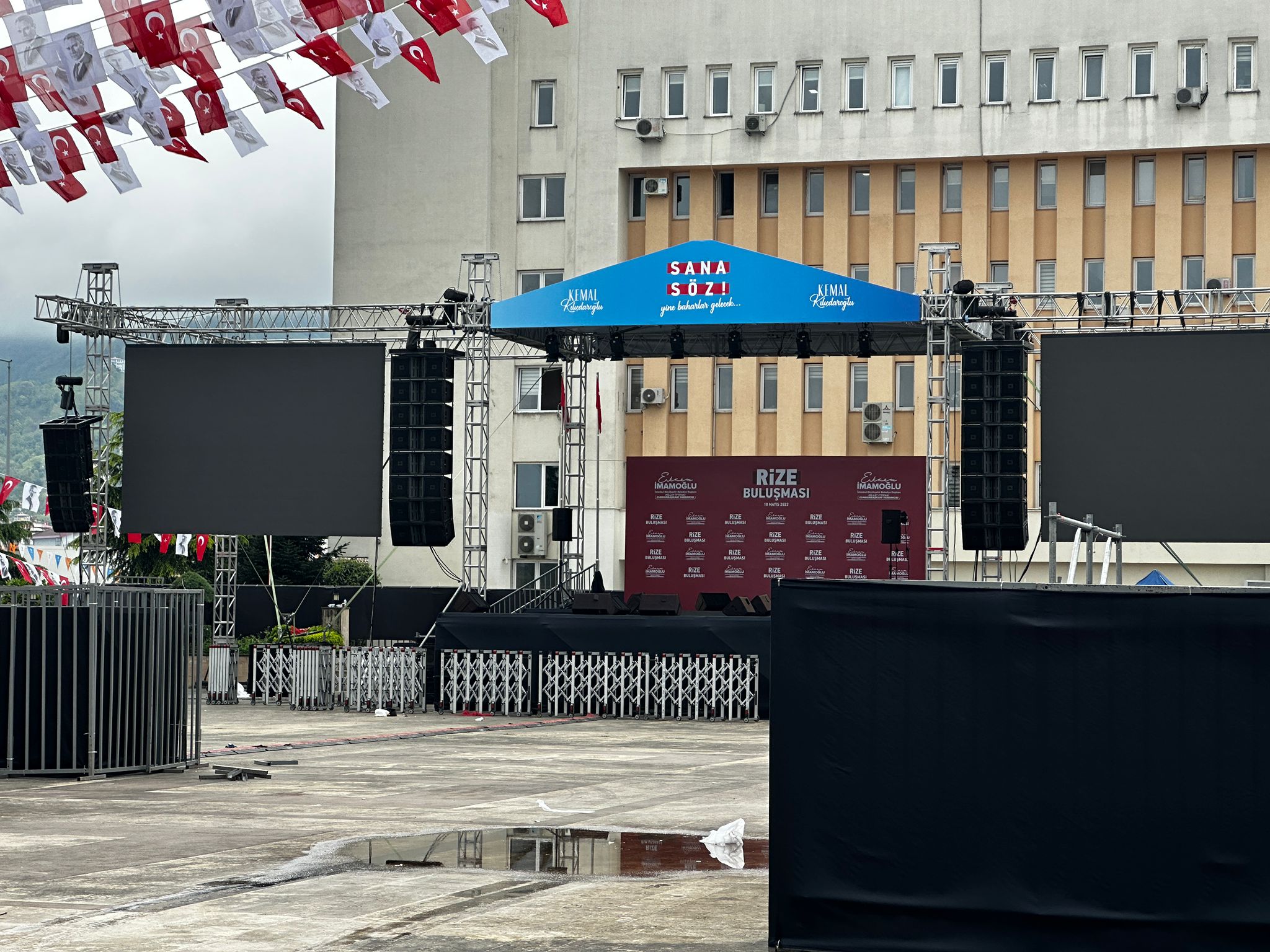 Rize, İmamoğlu için hazırlıklarını sürdürüyor