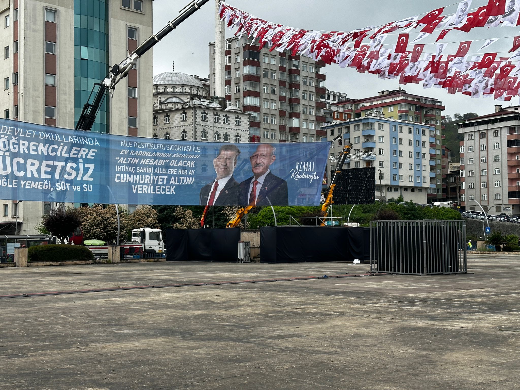 Rize, İmamoğlu için hazırlıklarını sürdürüyor