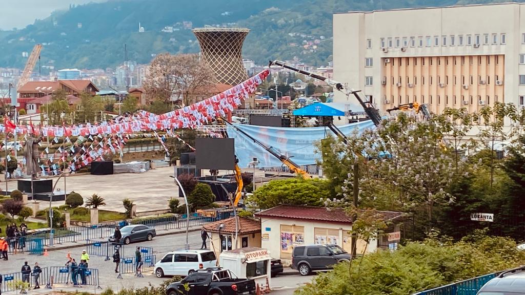 Rize, İmamoğlu için hazırlıklarını sürdürüyor