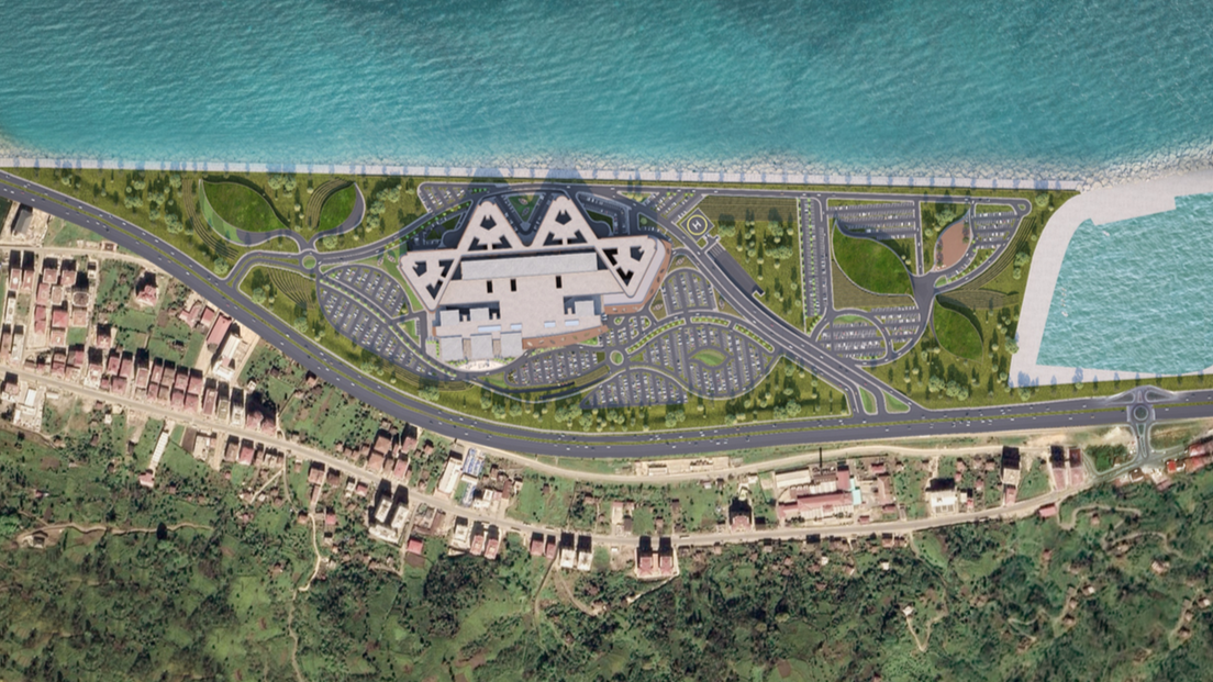 Rize Şehir Hastanesi projesinin yeni görselleri paylaşıldı