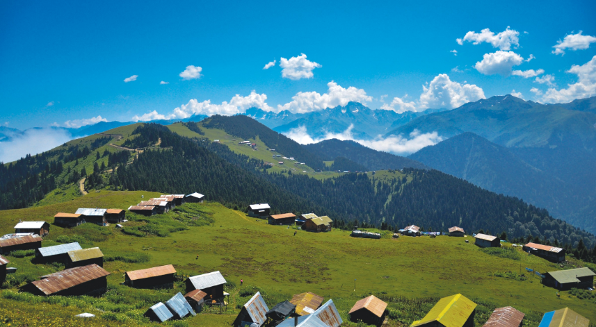 Sal Yaylası;
Çamlıhemşin, Rize’nin pek çok yerinde olduğu gibi yayla bakımından oldukça zengindir. Sal Yaylası da Çamlıhemşin’dedir. Yaylanın etrafında mimari açıdan oldukça estetik pek çok ev bulunuyor. Yaylayı, Çinçiva Köyü sakinleri kullanmaktadır.
