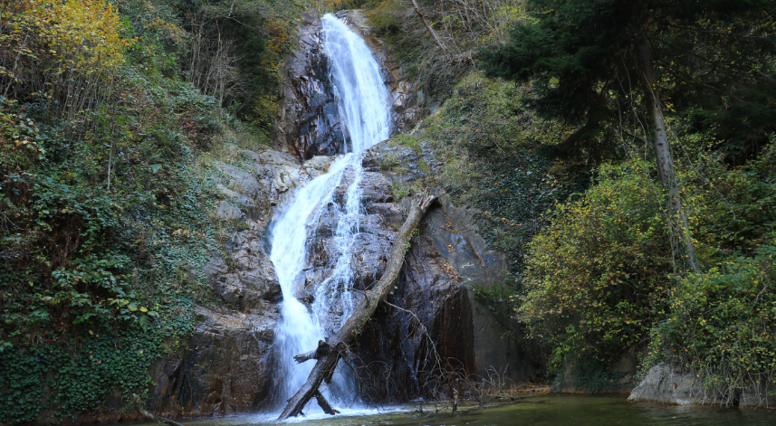 Manle Şelalesi;
İkizdere’de yer alan bir diğer şelale de Manle Şelalesi’dir.  30 metre yüksekliği bulunan bu şelale, 2 kademeli şekilde akmaktadır. Şelalenin akış hızı ve aktığı andaki görüntüsü, pek çok turistin ilgisini çekmektedir. 
