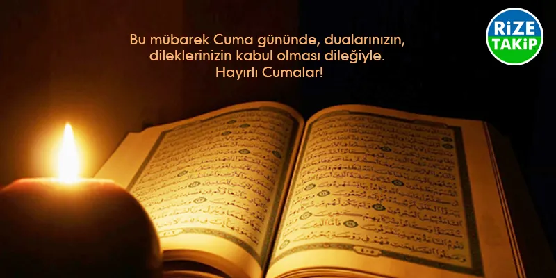 Allah'ın rahmeti ve bereketi üzerinize olsun. Dualarınızın karşılıksız kalmadığı bir Cuma günü geçirmeniz dileğiyle. Hayırlı Cumalar!Bu mübarek Cuma gününde, dualarınızın, dileklerinizin kabul olması dileğiyle. Hayırlı Cumalar!