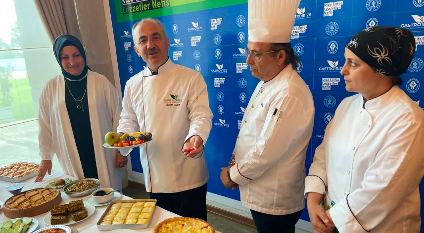 Rize'nin yöresel lezzetlerinin tanıtıldığı '3. Ulusal Rize Gastronomi Günleri (GastroRize)' düzenlendi.