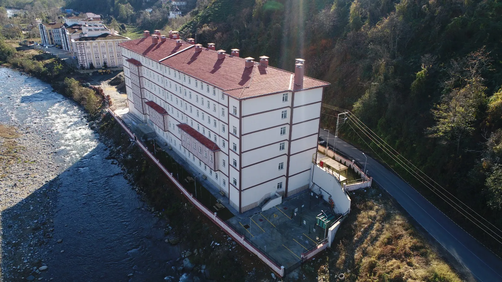 Rize'de üniversite öğrencileri için modern yurtlar