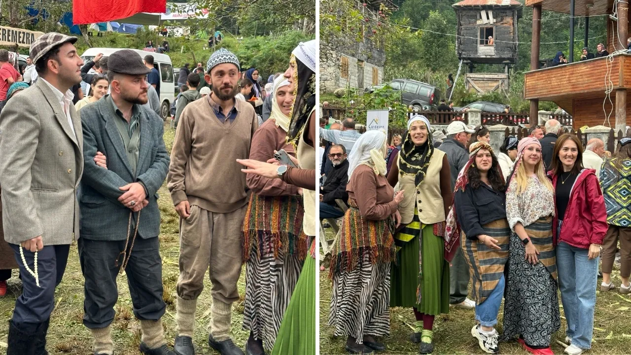 Rize’de Geleneksel Kombala Festivali Coşkusu