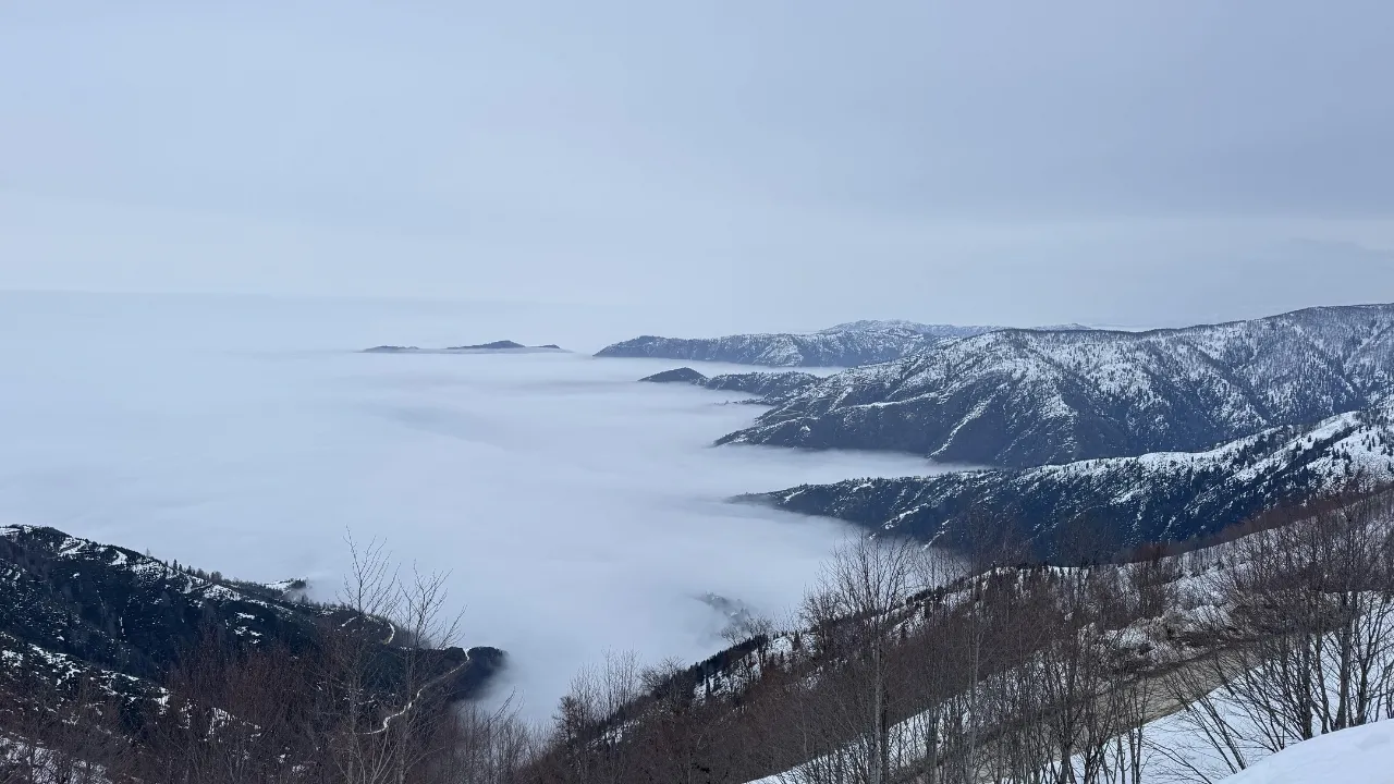 Güneysu Dağları Sisle Kaplandı