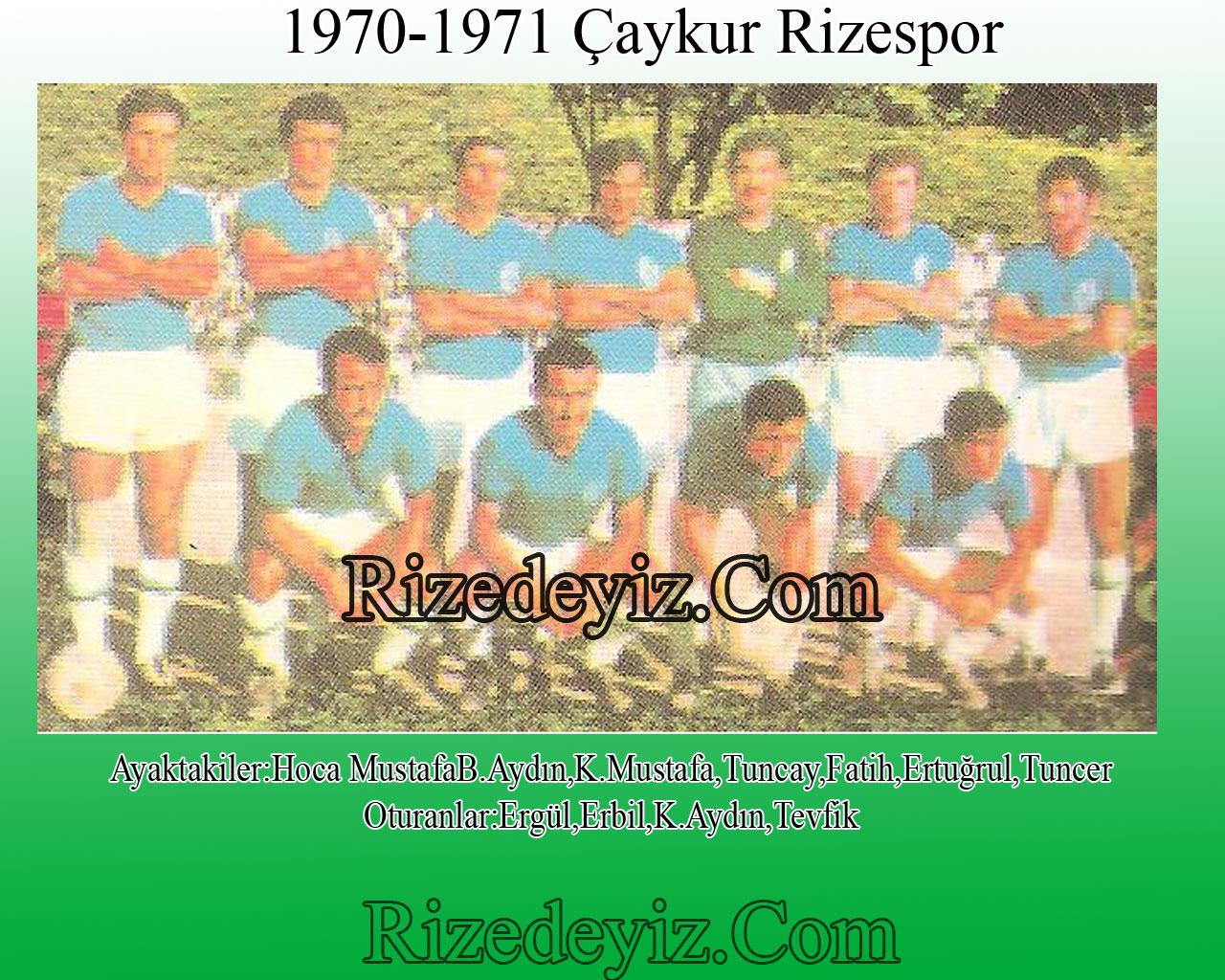 Rizespor'un Taihinden Kadrolar
