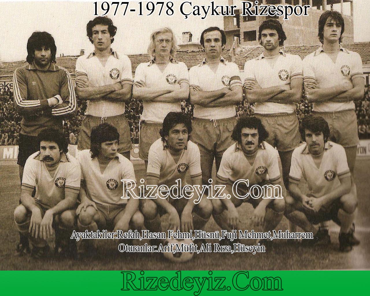 Rizespor'un Taihinden Kadrolar