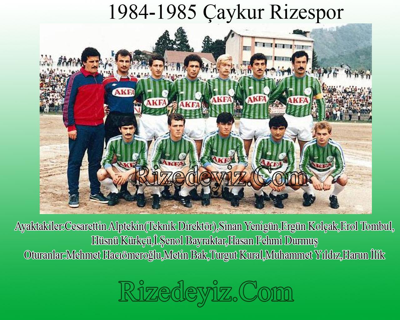 Rizespor'un Taihinden Kadrolar