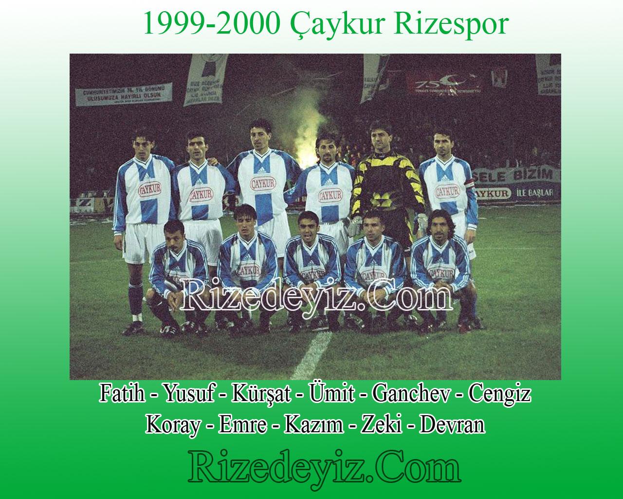 Rizespor'un Taihinden Kadrolar