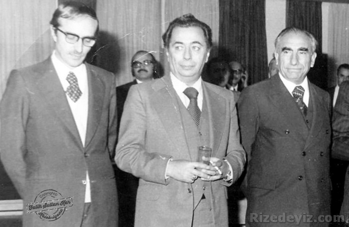 Nevzat Kösoğlu, Necati Gültekin ve Alparslan Türkeş.