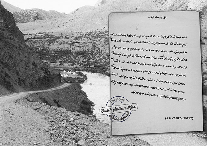 Anadolu Ordusu için merkez olarak tespit edilen Erzurum şehrine ulaşan yollardan Rize-Erzurum bağlantısının inşası uygun görüldüğünden, Trabzon-Erzurum bağlantısının inşasına gerek olmadığının bildirilmesi konusunda, Sadaretten ( Başbakanlıktan) Seraskeri ( Genel Kurmay Başkanlığı) makamına gönderilen yazı 1 Aralık 1859