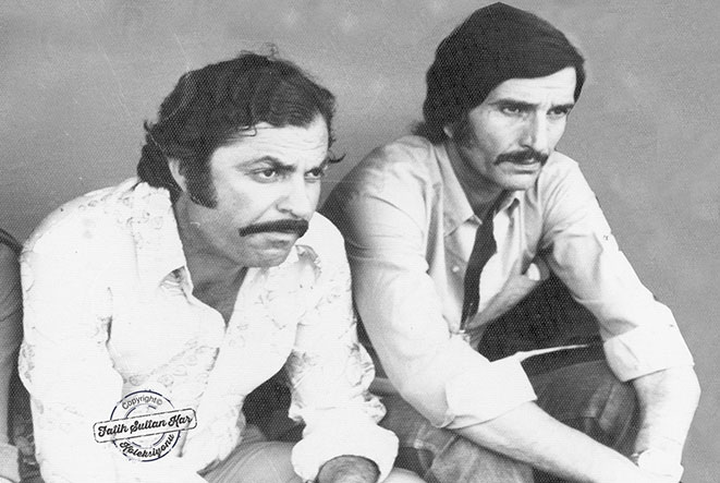 Rizespor Başkanı Nuri Akbulut ve Teknik Direktör Suat Mamat.