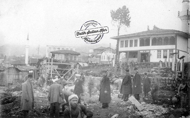 Düşman işgalinden kurtulan Rizede imar işlerine hız veriliyordu 1918
