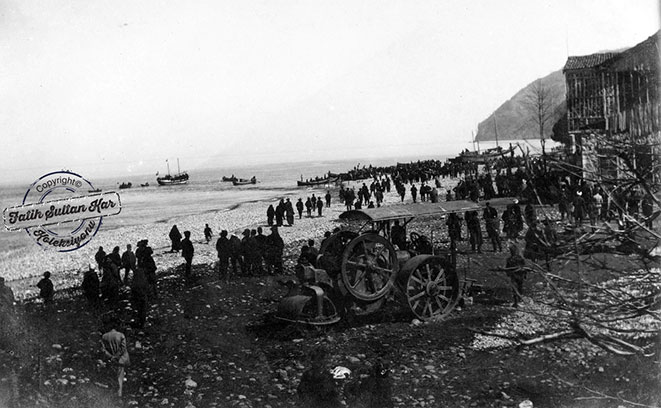 Düşman işgalinden kurtulan Rizede işgalin izlerine rastlanıyordu 1918