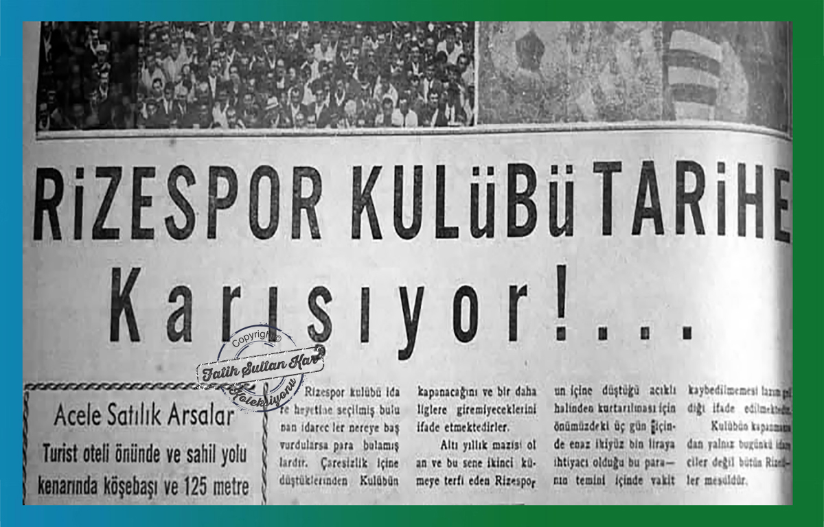 Yaklaşan transfer öncesi bir kaynak ya da kulübe maddi gelir sağlayacak bir proje arayışına geçildi. Çözüm de bulundu: Yardım Kampanyası. Biraz klasikti ama Rize insanı birbirine tutkun olduğu, kulüplerinin yaşaması, büyük hedeflere koşması için, gücünü azami düzeyde zorlayarak her fedakârlığı gösterdiği için bu rutin proje iş yapardı. Öyle de oldu. Rizede yerel basının öncülüğünde başlatılan yardım kampanyasına, 7den 70e tüm Rizeli ilgisini esirgemiyor ve daha ilk iki gün içinde tam 166 bin lira teberru yardım toplanıyordu.