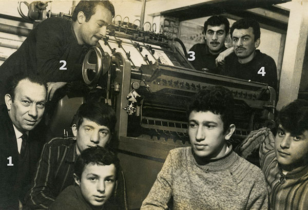 1.Şemsettin Çepni, 2. Ali Çakır, 3. Halil İslamoğlu, 4.Metin İslamoğlu