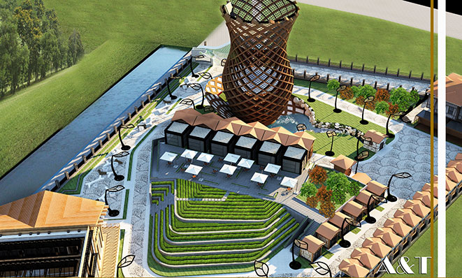 Projede açık rekreasyon alanları, çay bahçesi, açık otopark, çay evleri yer alacaktır.