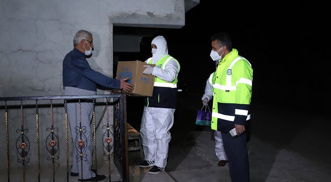 Karantinadaki Mahallelere Gıda ve Hijyen Desteği