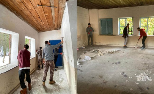 Eski Okullarını 'Gençlik Merkezi'ne Dönüştürüyorlar