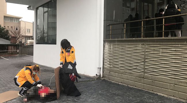 Samsun'da 6. Kattan Düşen Kadın Hayatını Kaybetti