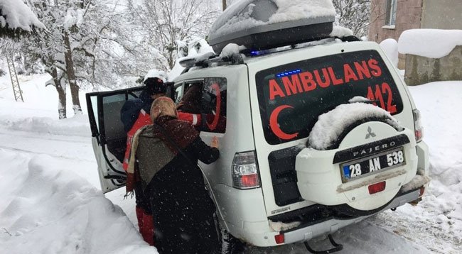 Mahsur Kalan Hastalara 112 Yetişti