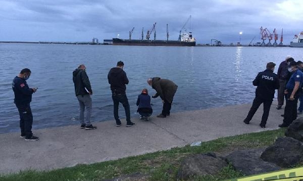 Samsun'da, Denizde Cenin Bulundu
