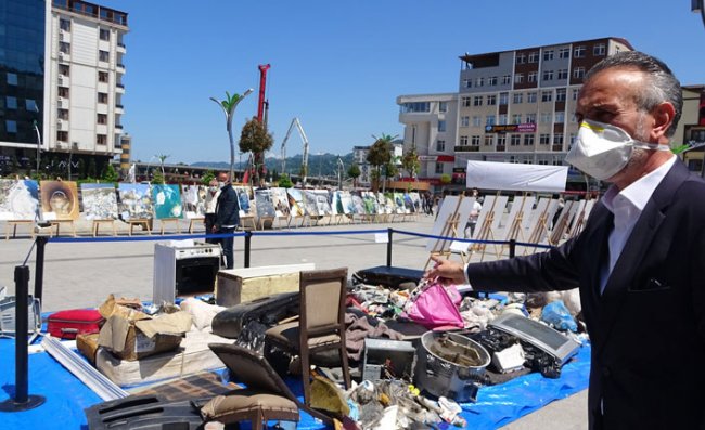 Rize'de Dere Yataklarından Çıkan Çöpler Herkesi Şaşırttı
