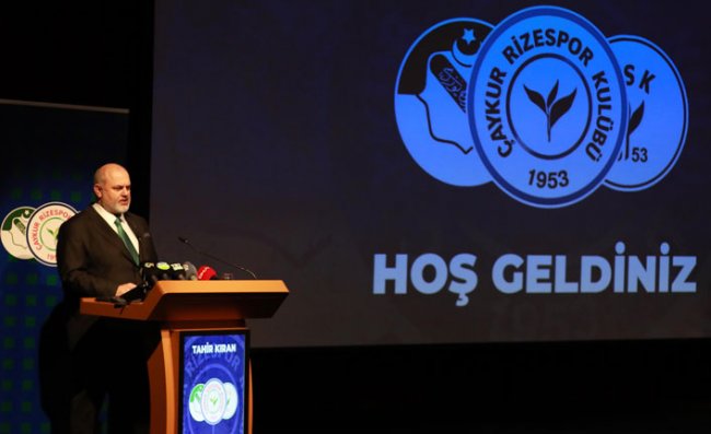 Çaykur Rizespor'da Başkanlığa Tahir Kıran Seçildi