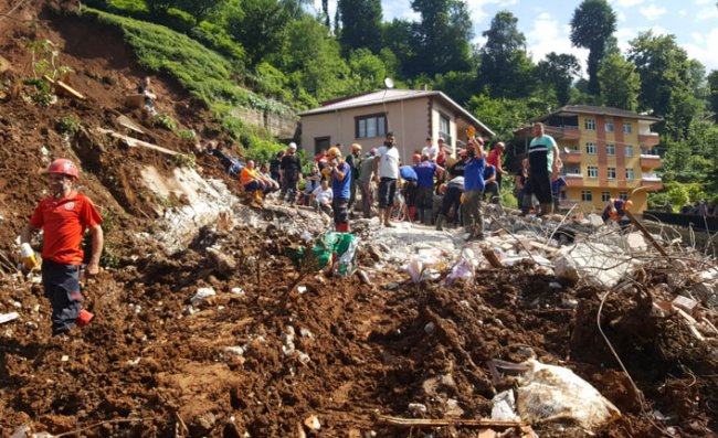 Rize’de selden etkilenen 188 kişiye psikososyal destek
