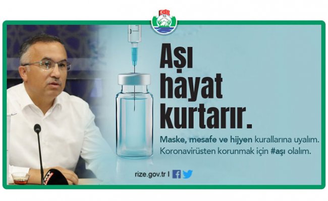 Vali Çeber'den 'Aşı Olun' Çağrısı