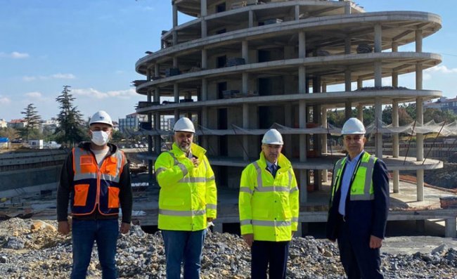 Dijitalpark Teknokent'in İnşaat Alanında İnceleme