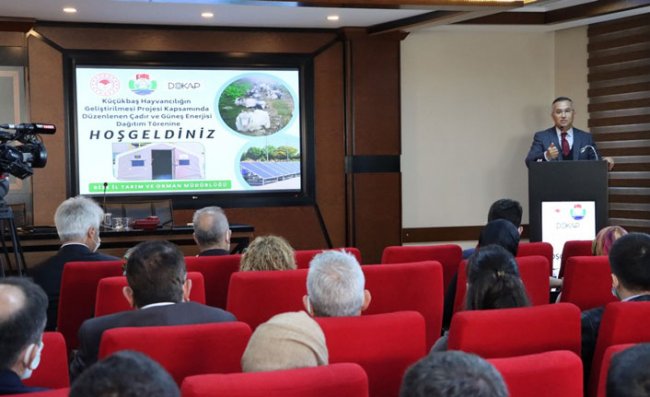 Yetiştiricilere Güneş Enerji Sistemi ve Yaşam Çadırı Desteği