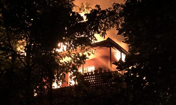 Zonguldak'ta aynı mahallede bir haftada ikinci yangın; 1 gözaltı