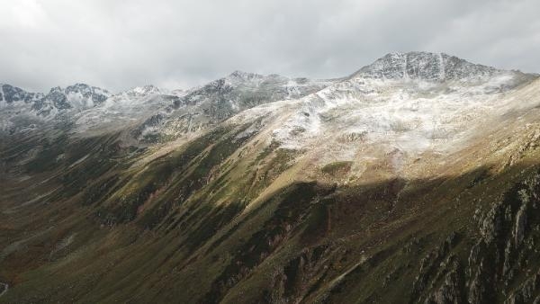 Kaçkar Dağı zirvesi, bembeyaz oldu