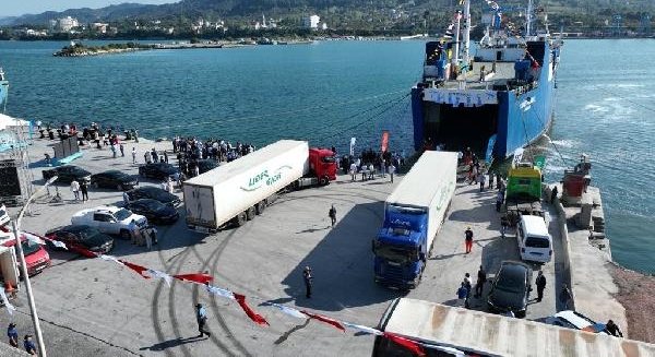 Ordu'dan Rusya'ya ilk Ro-Ro seferi ile ihracat