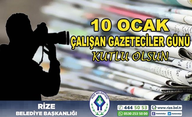 Başkan Metin, '10 Ocak Çalışan Gazeteciler Günü'nü Kutladı