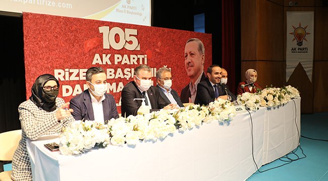 AK Parti Rize İl Başkanlığı 105.İl Danışma Toplantısını Gerçekleştirdi