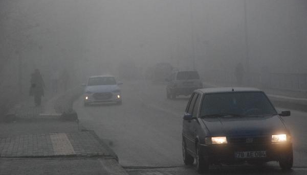 Bartın'da yoğun sis