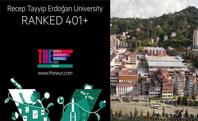 RTEÜ, 'Dünyanın En İyi Genç Üniversiteleri' Listesinde İlk 500'de